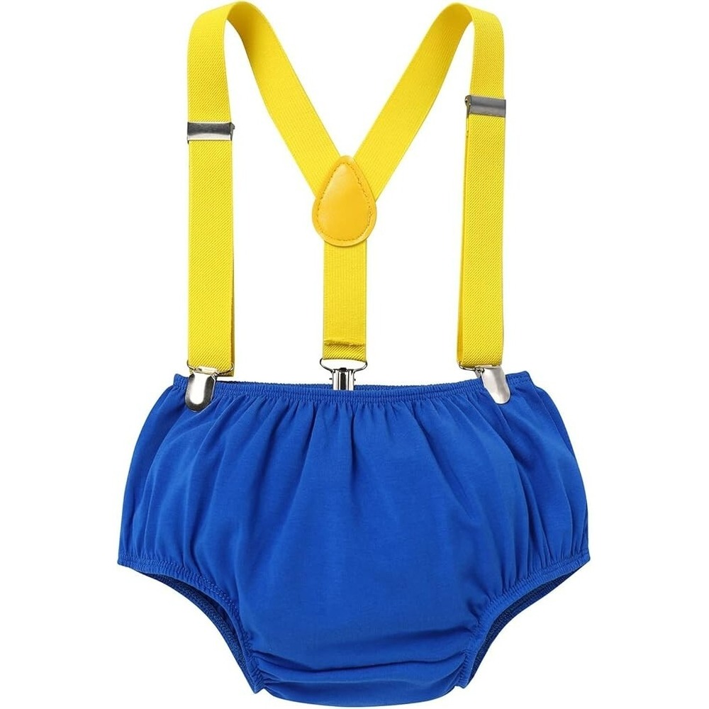 IBTOM CASTLE Baby Boys Half Birthday Cake Smash Outfit Short Sleeve 4pcs - Picture 8 of 9